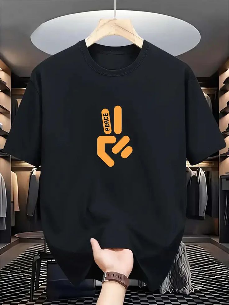 Peace Sign Graphic T-Shirt