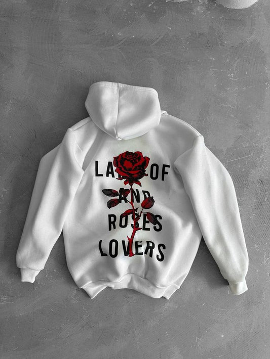 Red Rose Graphic Hoodie