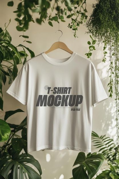 Nature Light Mockup Tee.